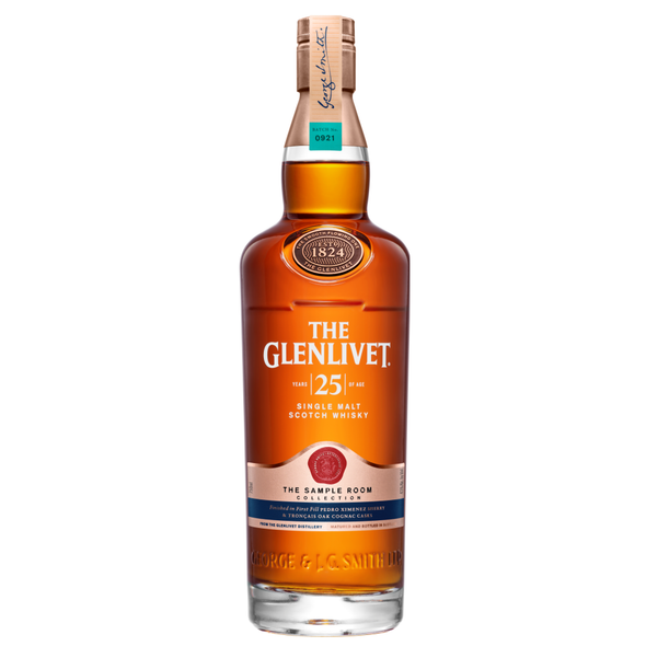 The Glenlivet 25 Year Old Single Malt Scotch Whisky - 750 mL - 750ML - Glass