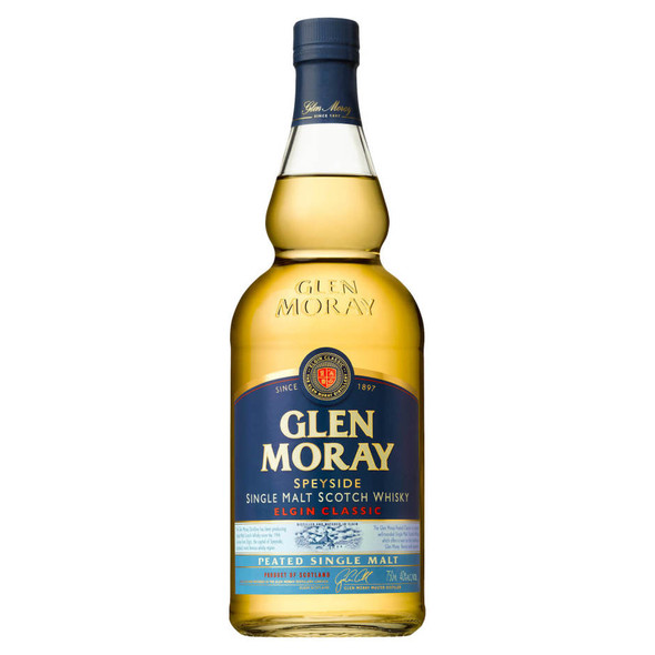 Glen Moray Peated Classic Scotch - 750 mL - 750ML - Glass