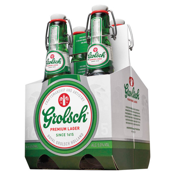 Grolsch - 16 Oz - 4-PK - Glass