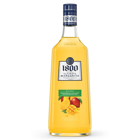 1800 Margarita Mango Premixed Cocktail - 1.75 L - 1.75L - Glass