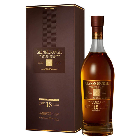Glenmorangie Rare 18 Year Scotch - 750 mL - 750ML - Glass