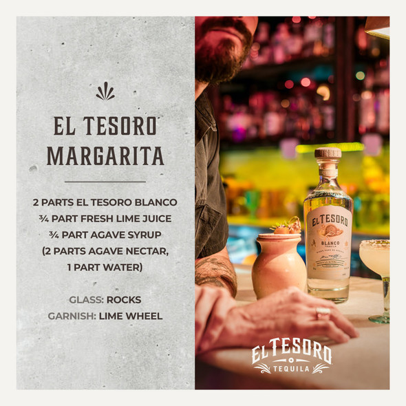 El Tesoro Blanco Tequila - 750 mL - 750ML - Glass