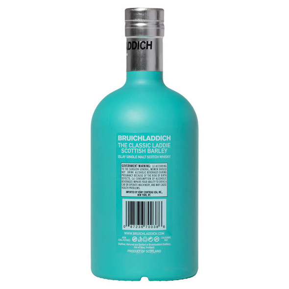 Bruichladdich The Classic Laddie Unpeated Islay Single Malt Scotch Whiskey - 750 mL - 750ML - Glass