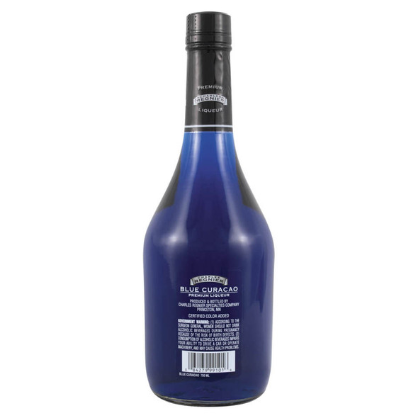 Charles Regnier Blue Curacao - 750 mL - 750ML - Glass