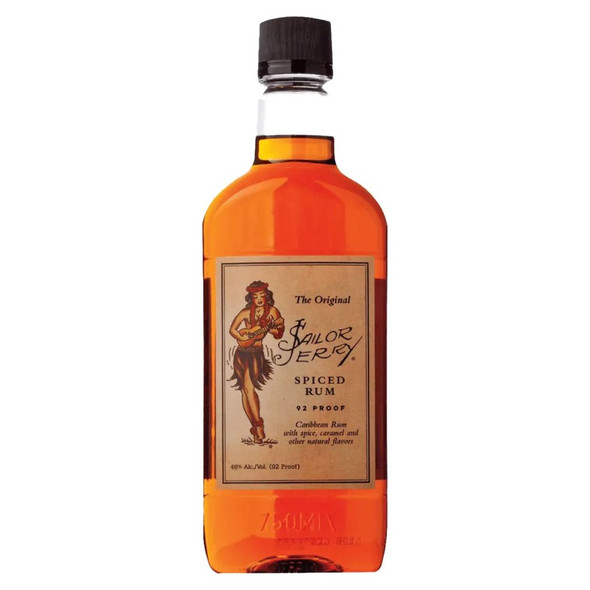 Sailor Jerry Spiced Rum Plastic - 750 mL - 750ML - Plastic