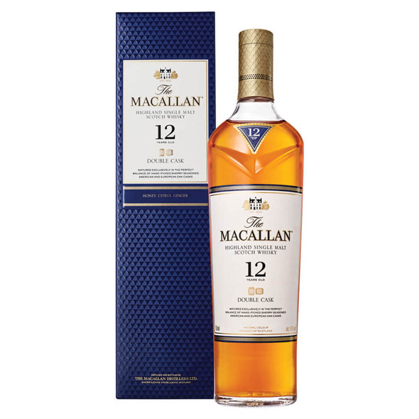 The Macallan Double Cask Highland Single Malt Scotch Whisky - 750 mL - 750ML - Glass