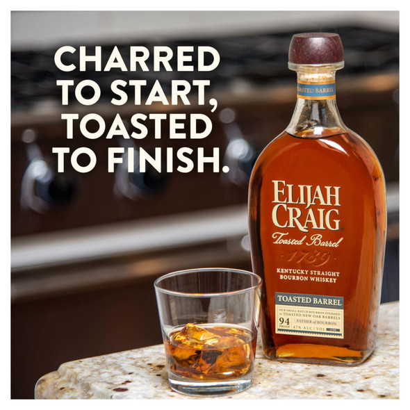 Elijah Craig Toasted Barrel Bourbon - 750 mL - 750ML - Glass
