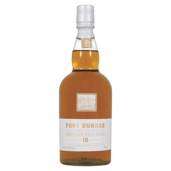 Port Dundas 18 Year Scotch - 750 mL - 750ML - Glass