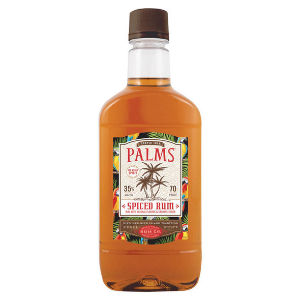 Palms Spiced Rum Plastic - 750 mL - 750ML - Plastic
