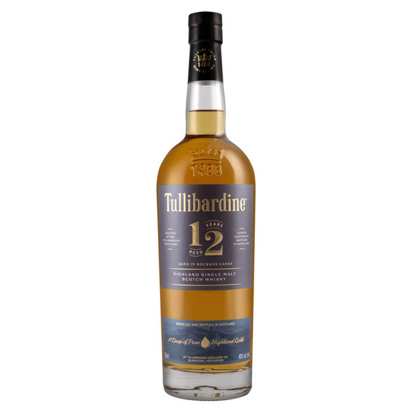 Tullibardine 12 Year Scotch Whiskey - 750 mL - 750ML - Glass