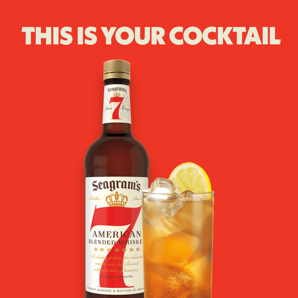 Seagram's 7 Crown Blended Whiskey - 1.75 L - 1.75L - Glass