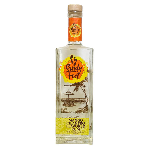 Sandy Feet Mango Cilantro Rum - 750 mL - 750ML - Glass