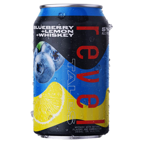 Revel Cocktails Blueberry & Lemonade Whiskey Hard Seltzer - 4-PK - Aluminum