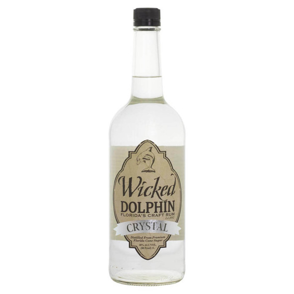Wicked Dolphin Crystal Rum - 750 mL - 750ML - Glass