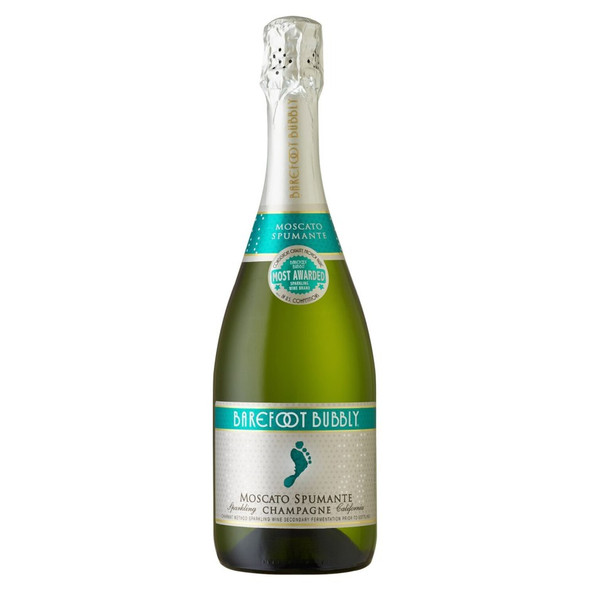 Barefoot Bubbly Moscato Spum Champagne - 750 mL - 750ML - Glass