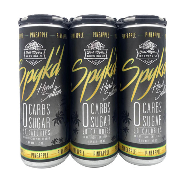 Fort Myers Pineapple Spyk'd Seltzer - 6-PK - Aluminum