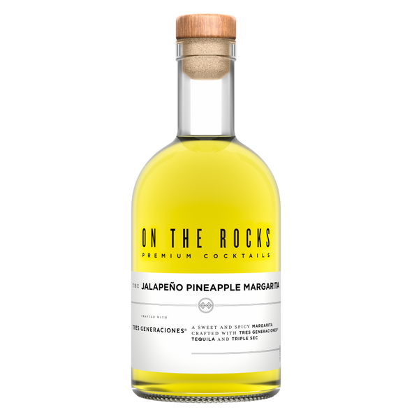 On The Rocks Cocktails Jalapeno Pineapple Margarita - 375 mL - 375ML - Glass On The Rocks Cocktails Jalapeno Pineapple Margarita - 375 mL - 375ML - Glass