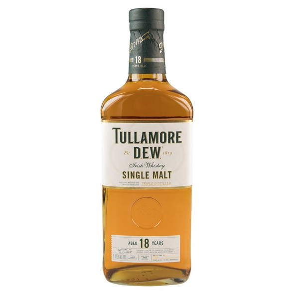 Tullamore DEW 18 Year Irish Whiskey - 750 mL - 750ML - Glass