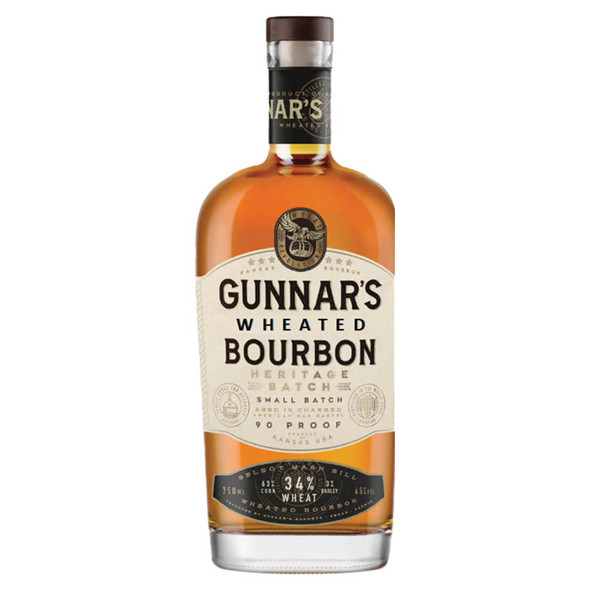 Gunnar's Wheated Bourbon Whiskey - 750 mL - 750ML - Glass
