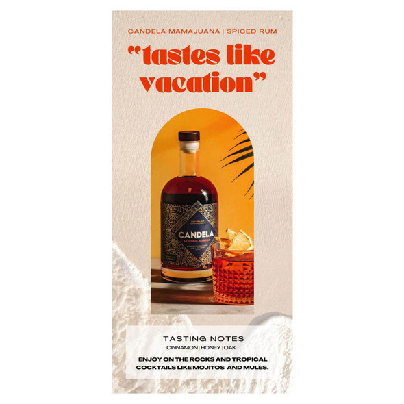 Candela Mamajuana Spiced Rum - 750 mL - 750ML - Glass