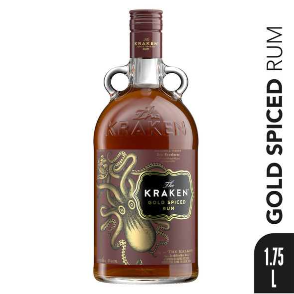 Kraken Gold Spiced Rum - 1.75 L - 1.75L - Glass