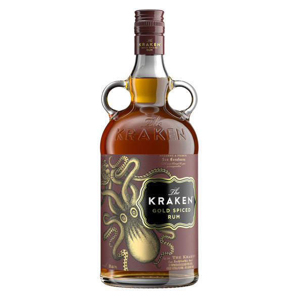 Kraken Gold Spiced Rum - 750 mL - 750ML - Glass