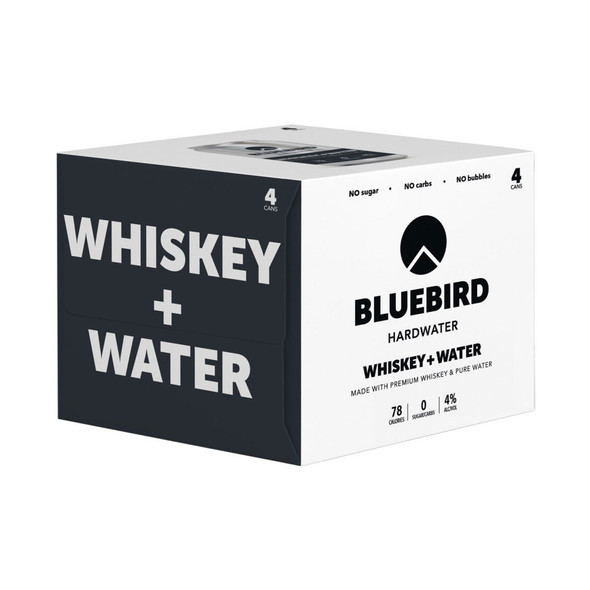 Bluebird Whiskey + Water - 4-PK - Aluminum