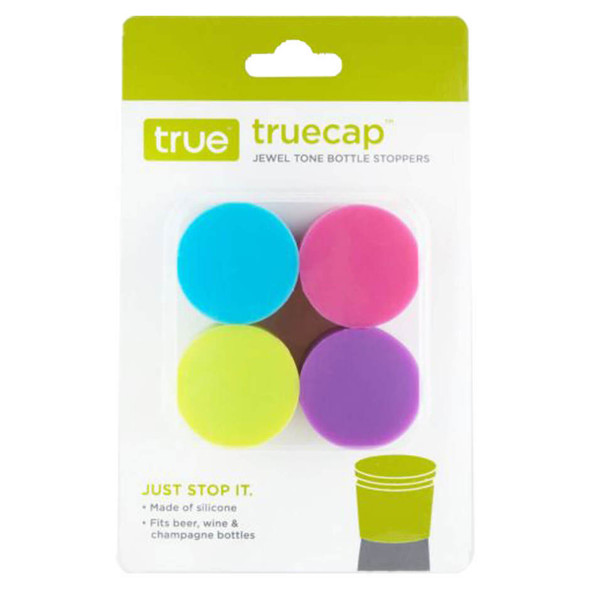 TrueCap Jewel Tone Bottle Stoppers 4pk - 4-PK - Each