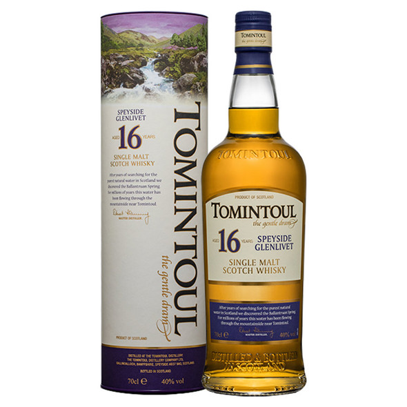 Tomintoul 16 Year Scotch Whisky - 750 mL - 750ML - Glass