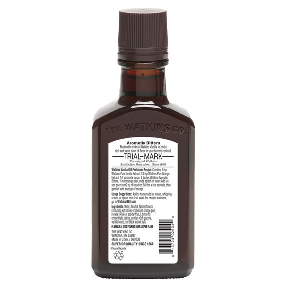 Watkins Aromatic Bitters - 100 mL - 100ML - Glass