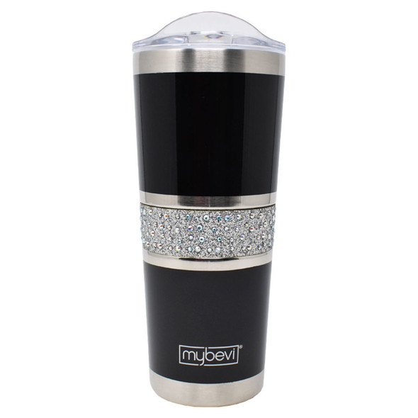 MyBevi Hollywood Tumbler Jeweled Black - 20 Oz - 20-OZ