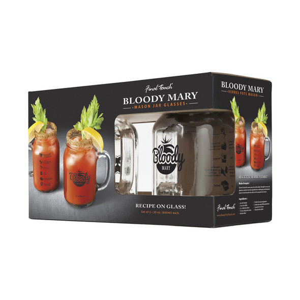 Final Touch Bloody Mary Mason Jar Set - Set - Set