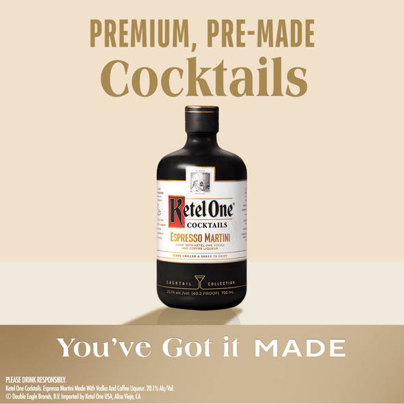 Ketel One Cocktail Espresso Martini - 375 mL - 375ML - Glass