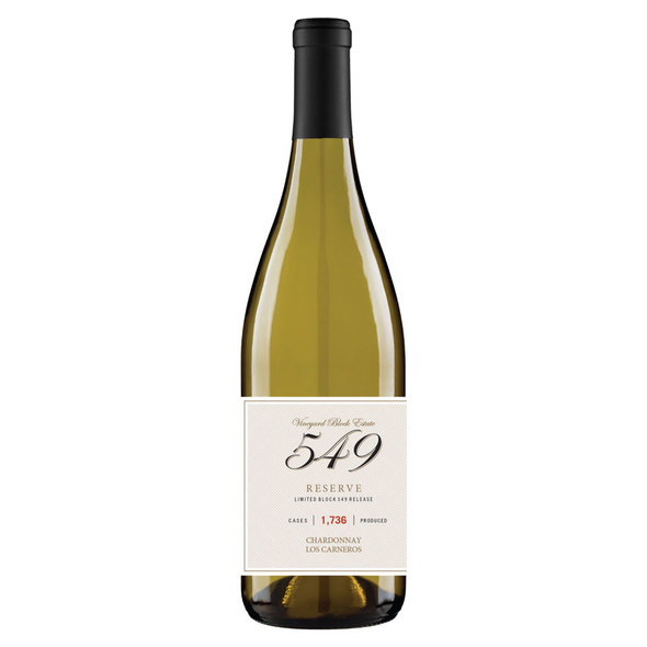 Block 549 Reserve Chardonnay - 750 mL - 750ML - Glass