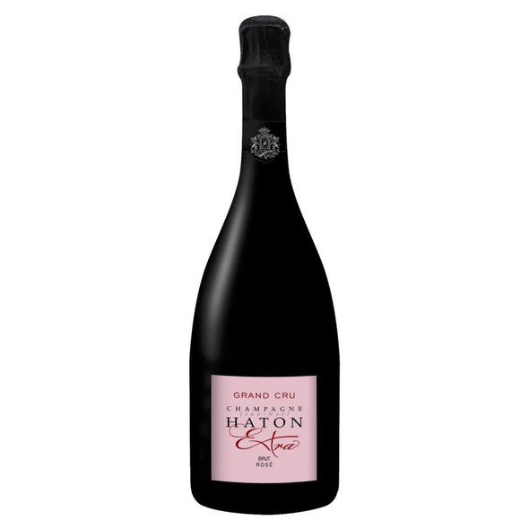 Haton Grand Cru Extra Brut Rose Champagne - 750 mL - 750ML