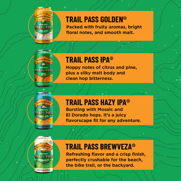 Sierra Nevada Trail Pass IPA Variety Pack Non Alcoholic - 12-PK - Aluminum
