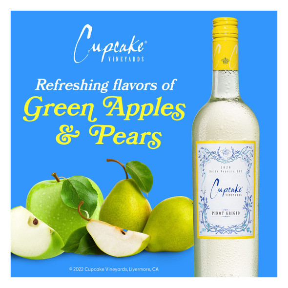 Cupcake Pinot Grigio - 750 mL - 750ML - Glass