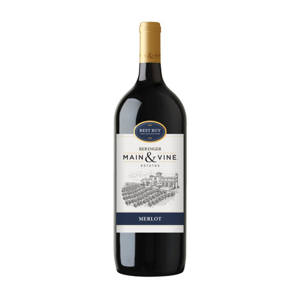 Beringer Main And Vine Merlot - 1.5 L - 1.5L - Glass