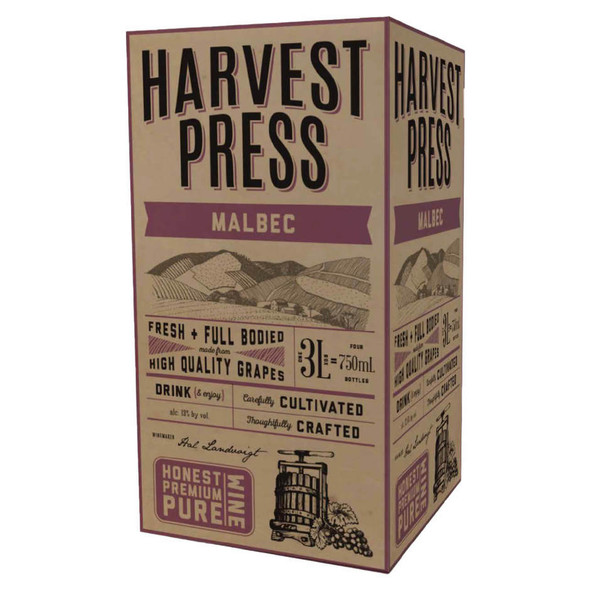 Harvest Press Malbec - 3.0 L - 3.0L