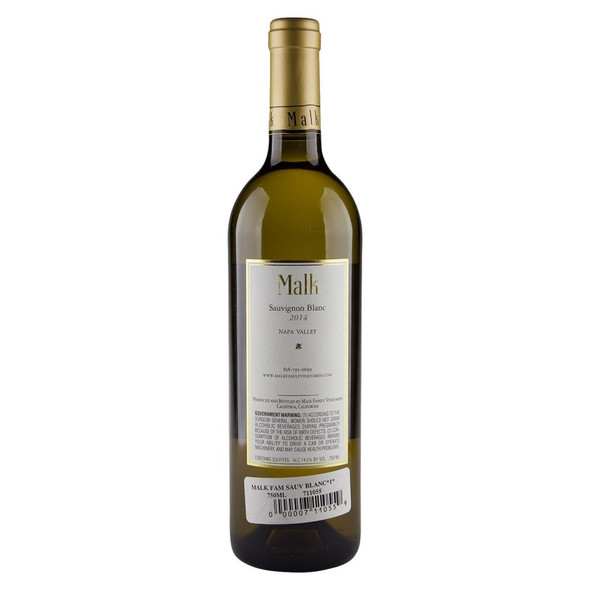 Malk Family Vineyards Sauvignon Blanc - 750 mL - 750ML - Glass