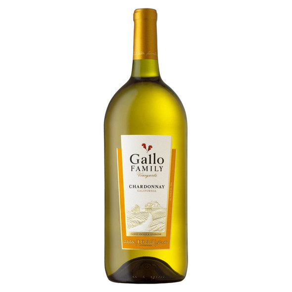 Gallo Family Chardonnay - 1.5 L - 1.5L - Glass
