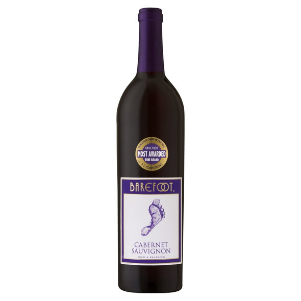 Barefoot Cabernet Sauvignon - 750 mL - 750ML - Glass