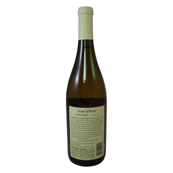 Ivory & Burt Chardonnay - 750 mL - 750ML - Glass