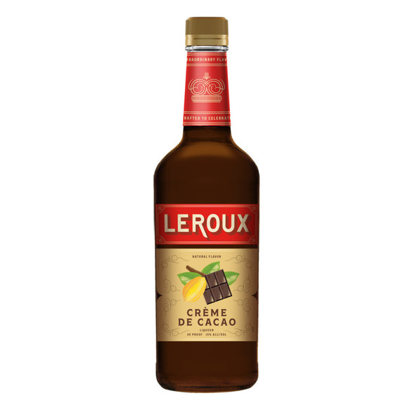 Leroux Creme De Cacao - 750 mL - 750ML - Glass
