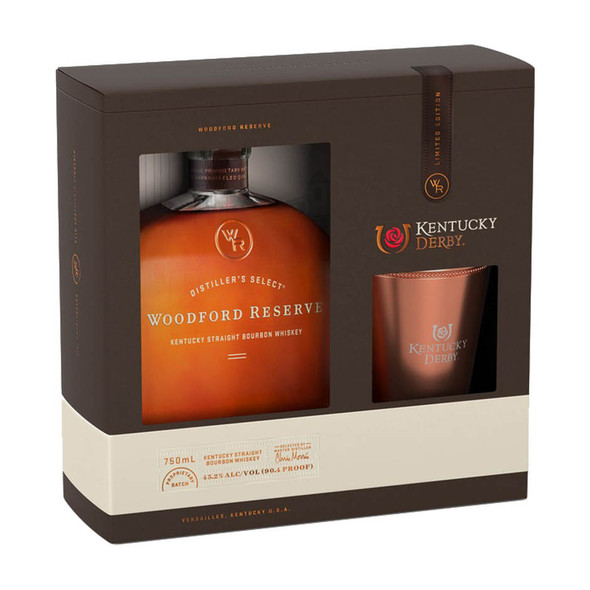 Woodford Reserve Bourbon with Cup - 750 mL - Set - Glass