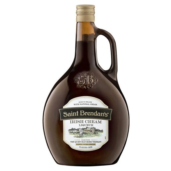 Saint Brendan's Irish Cream Liqueur - 1.75 L - 1.75L - Glass