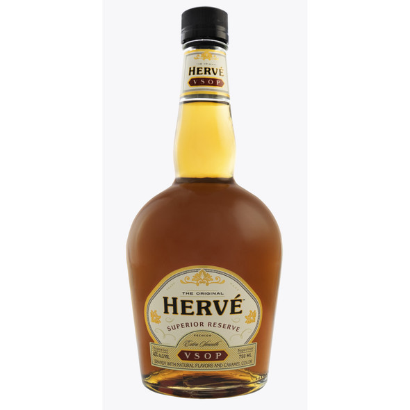 Herve Superior Reserve VSOP Brandy - 750 mL - 750ML - Glass