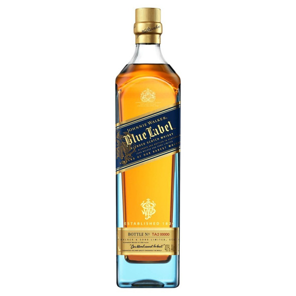 Johnnie Walker Blue Label Scotch - 200 mL - 200ML - Glass
