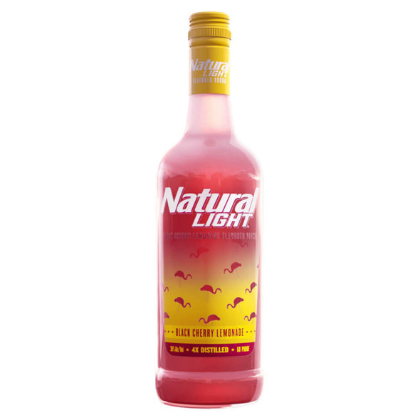 Natural Light Black Cherry Lemonade Vodka - 750 mL - 750ML - Glass