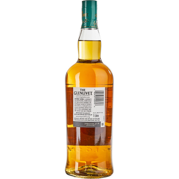The Glenlivet 12 Year Old Single Malt Scotch Whisky - 1.0 L - 1.0L - Glass